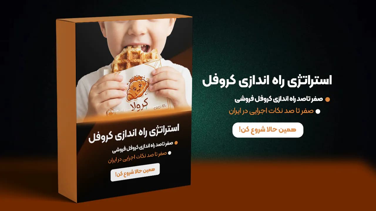 کروفل ، ترکیبی تجاری بسیار موفق از وافل و کروسان کروفل ، ترکیبی تجاری بسیار موفق از وافل و کروسان